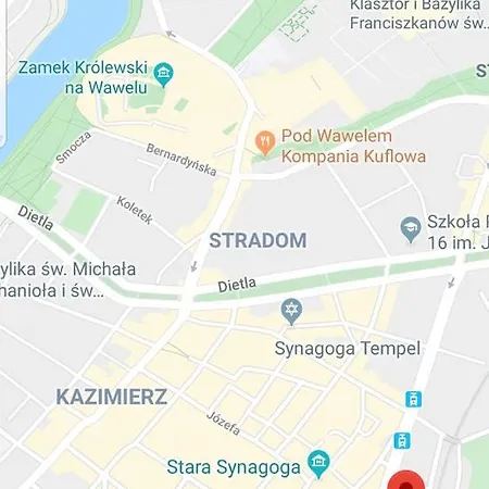 아파트 Kazimierz Pegas 크라쿠프